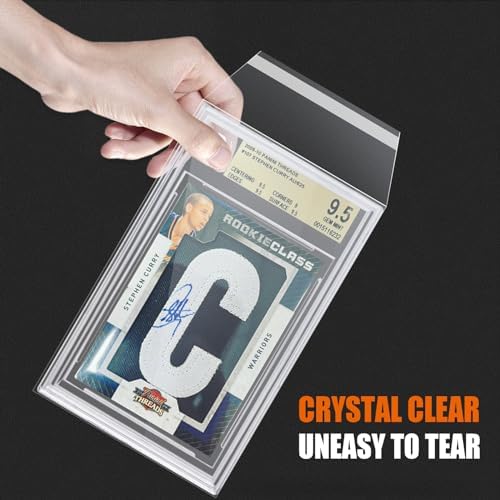 Clear Plastic Graded Card Sleeves 100 Pack