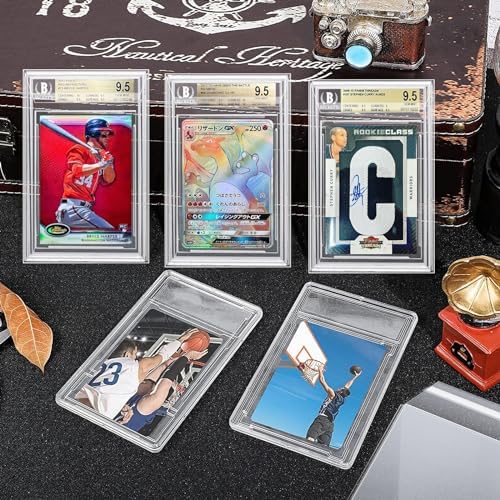 Clear Plastic Graded Card Sleeves 100 Pack