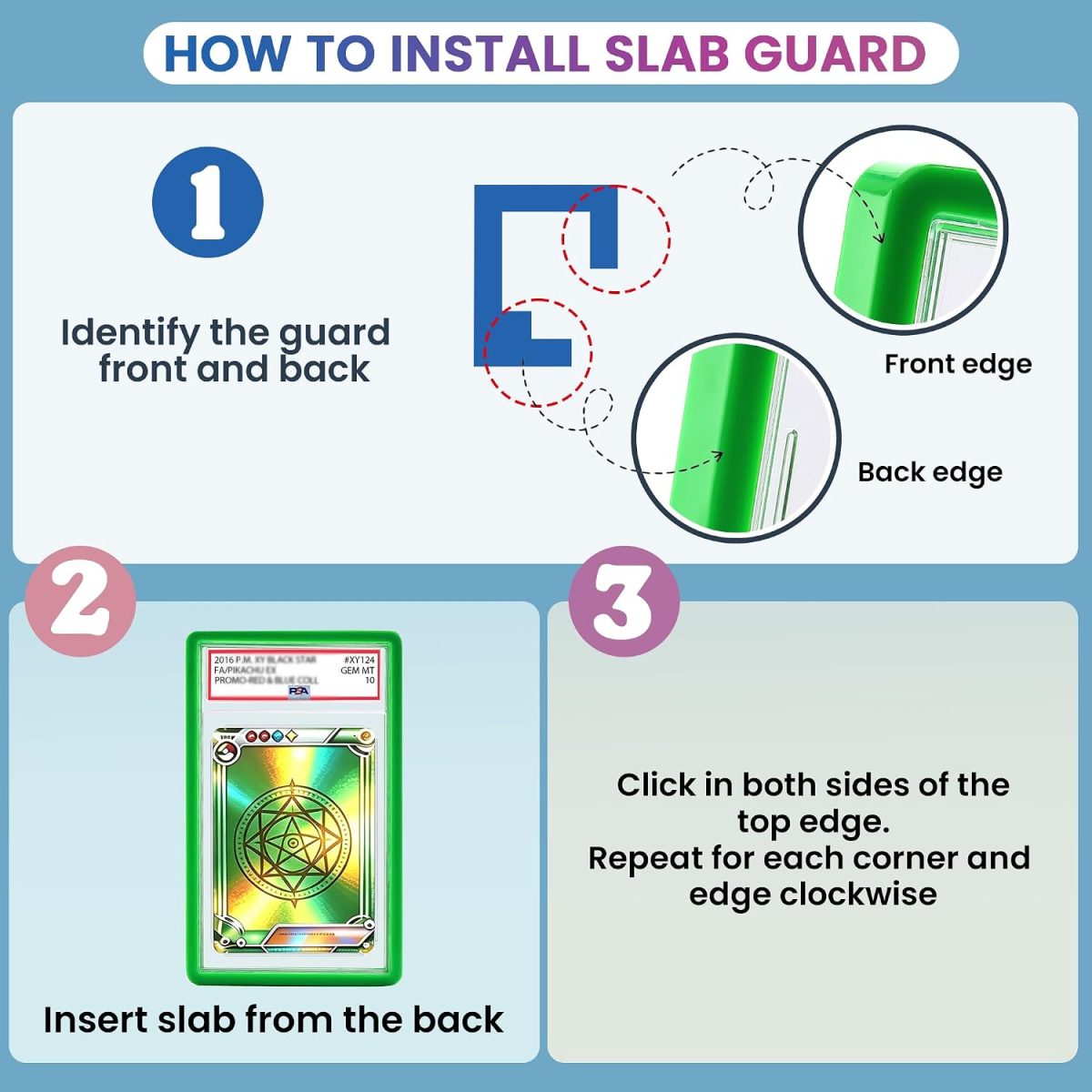 TPU Slab Guard for Graded Cards