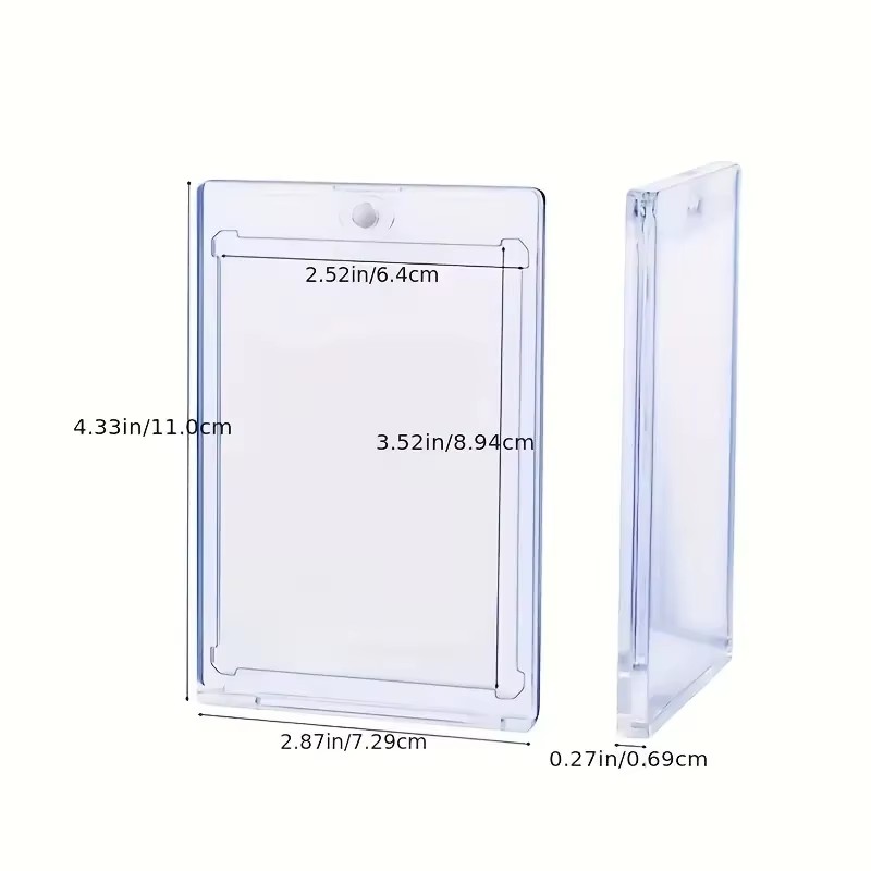 Acrylic Rigid Card Holder 35pt