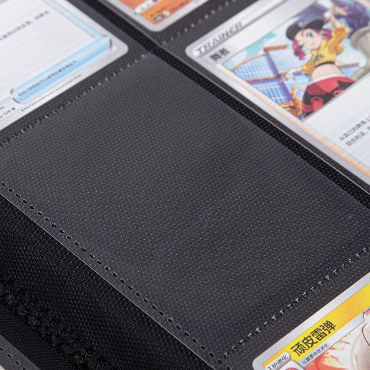 PU Leather 64-Slot Trading Card Binder