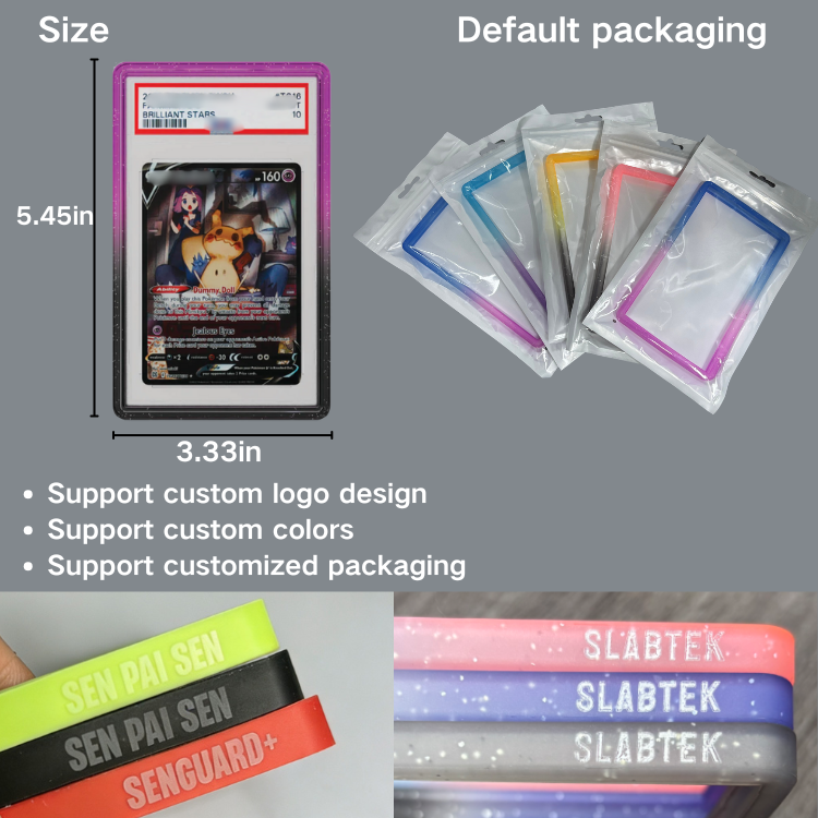 Silicone Graded Card Slab Bumper Case