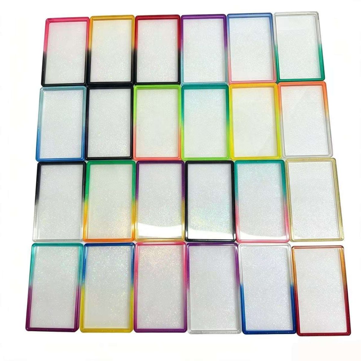 TPU Glitter Gradient Bumper Guard Case for PSA Graded Card