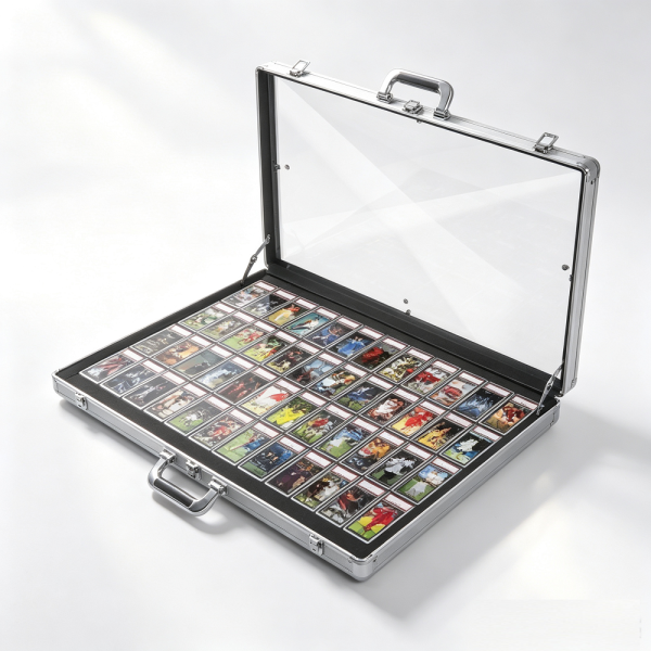 Shock-Resistant PU Leather Trading Card Case