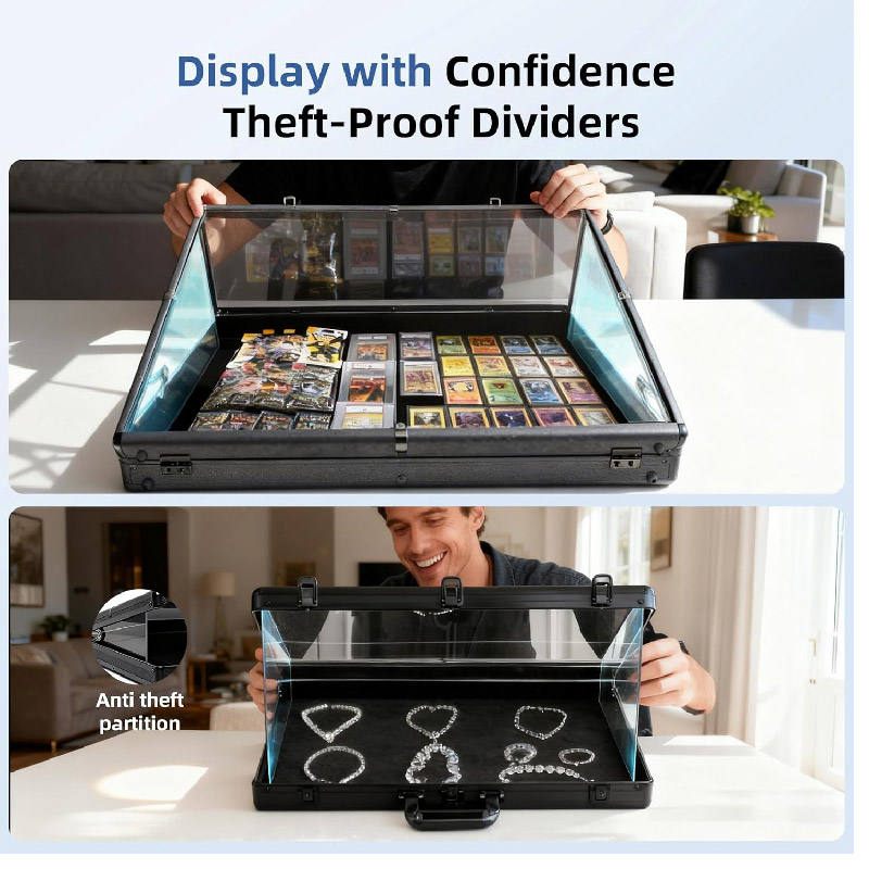Aluminum Lockable Display Case