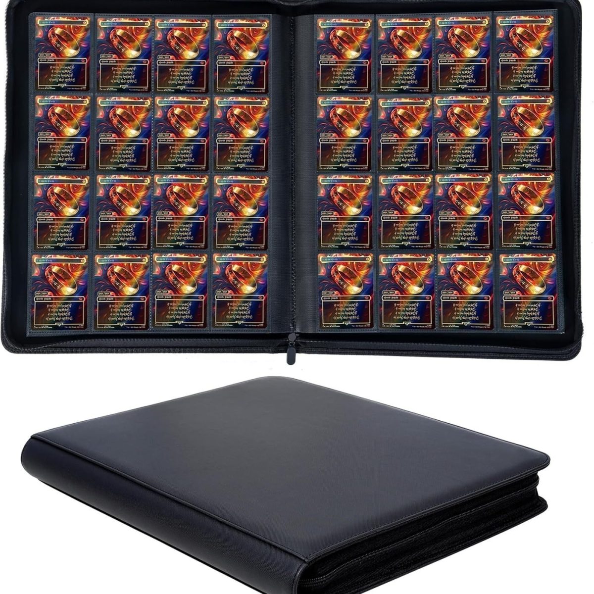 PU Leather Trading Card Binder