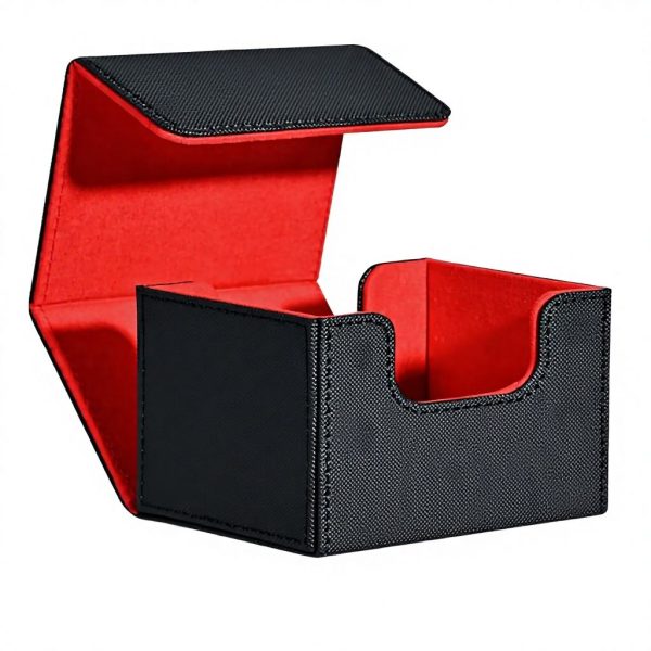 Faux Leather Trading Card Deck Box