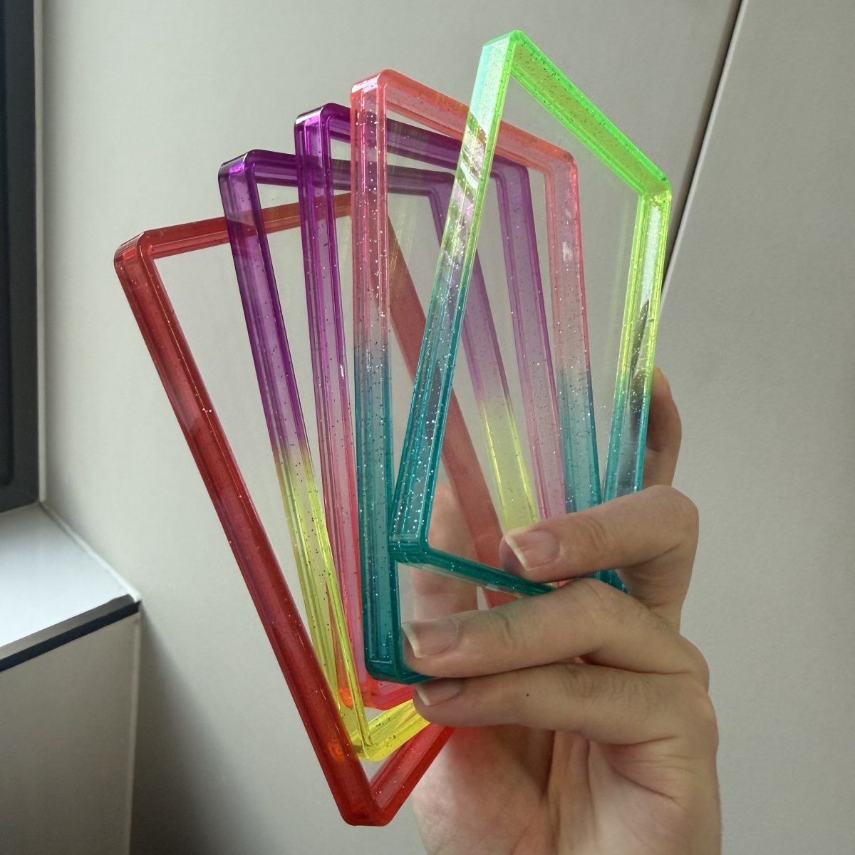 TPU Graded Card Slab Edge Guard — Clear Back