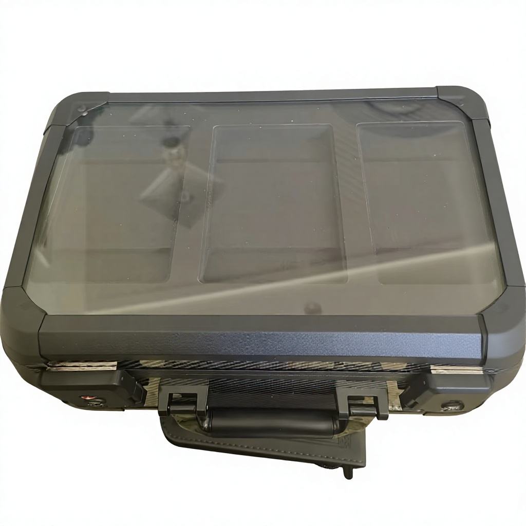3-Row Acrylic Aluminum Graded Card Storage Case