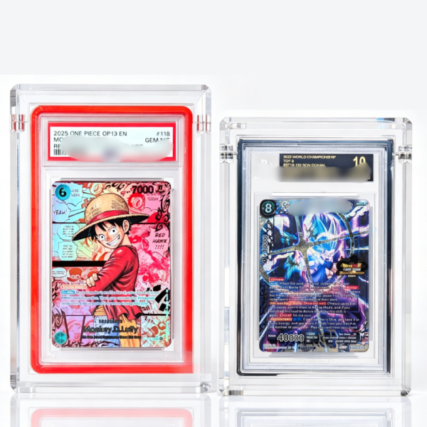 UV-Protected Magnetic Acrylic Card Slab Display Case