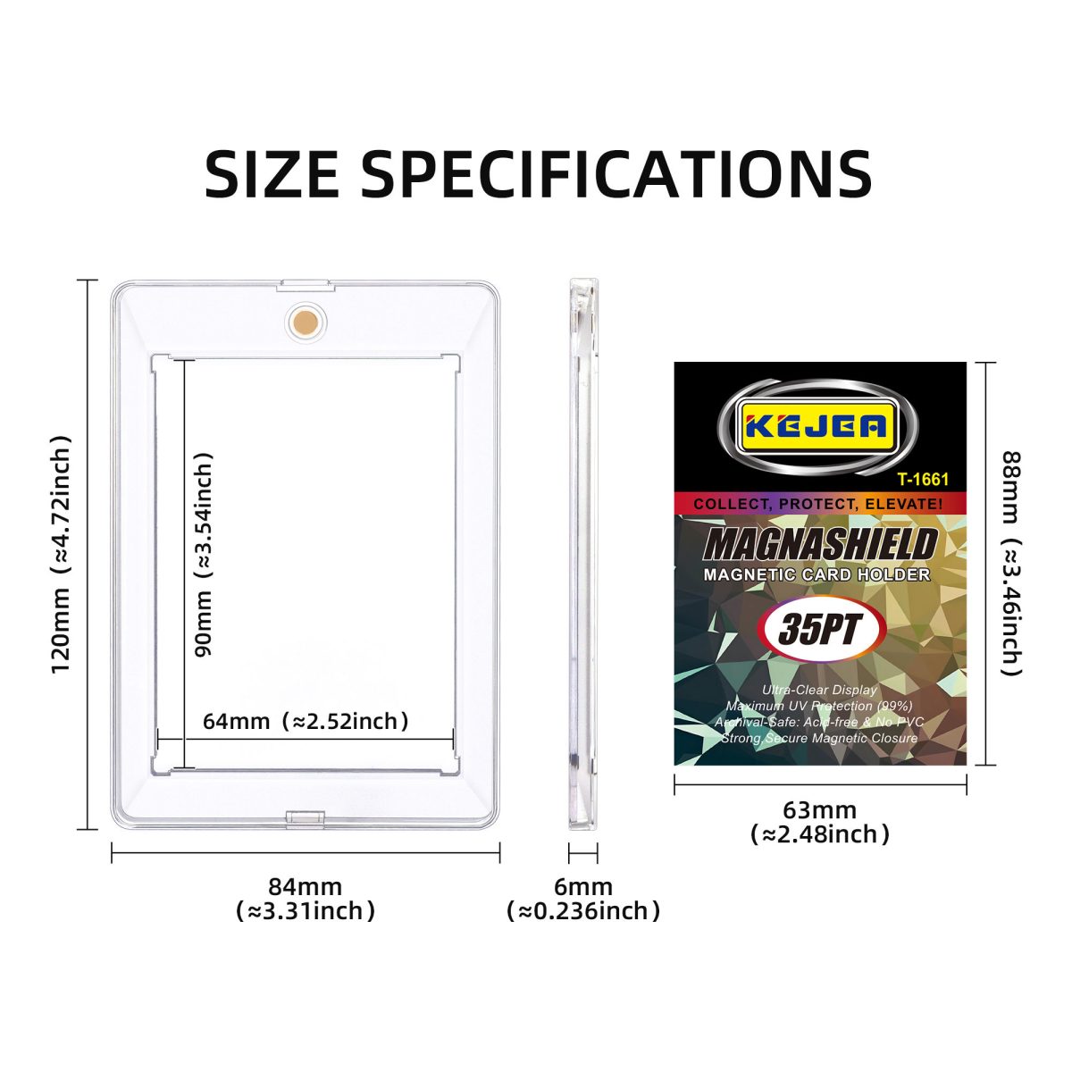 35pt PS Magnetic Card Holder