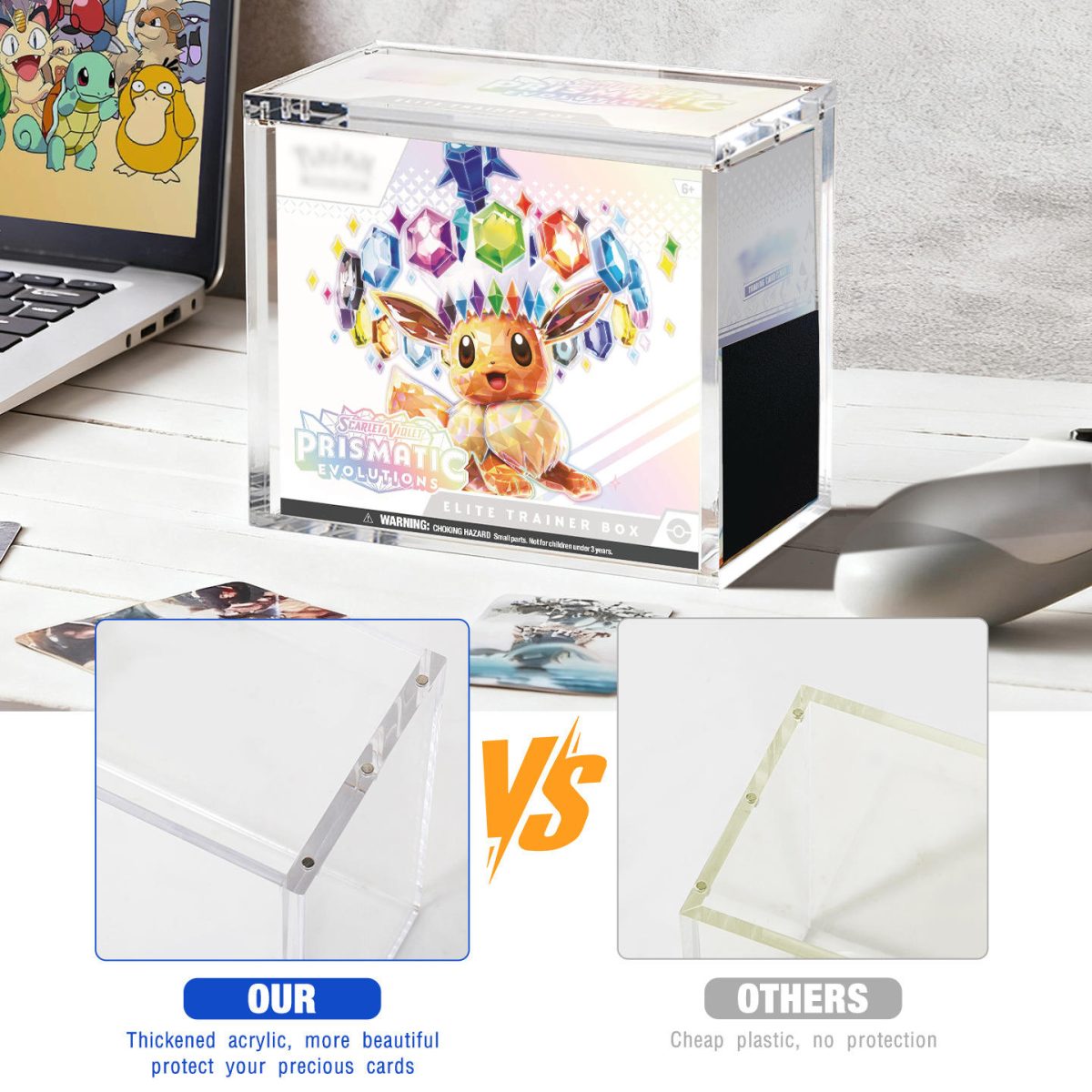 Acrylic Magnetic Trading Card Display Case