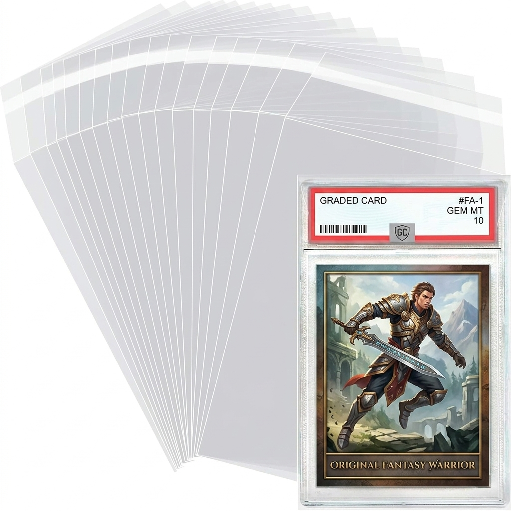 PP Graded Card Slab Sleeves 86x140mm