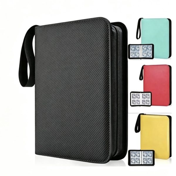 480-Pocket PU Leather Business Card Binder