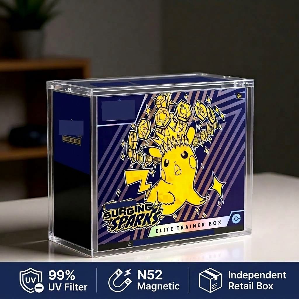 UV-Resistant Acrylic Card Display Case