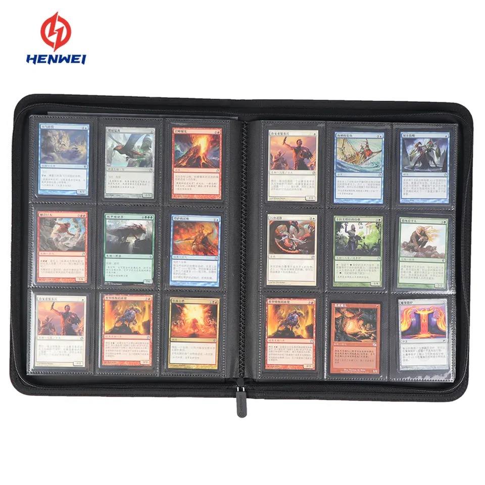 Leather Trading Card Binder