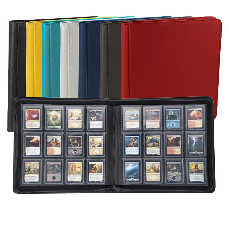 PU Card Binder 12-Pocket Toploader Storage Album