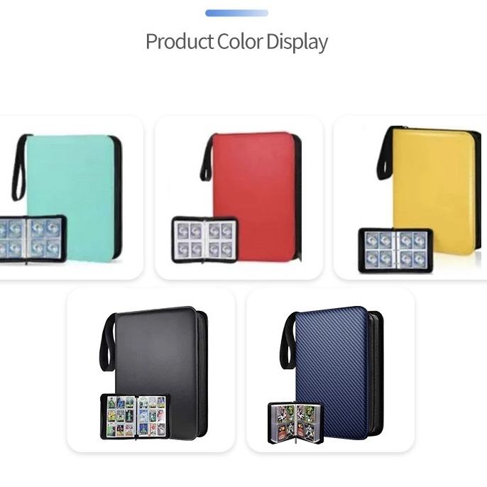 480-Pocket PU Leather Business Card Binder