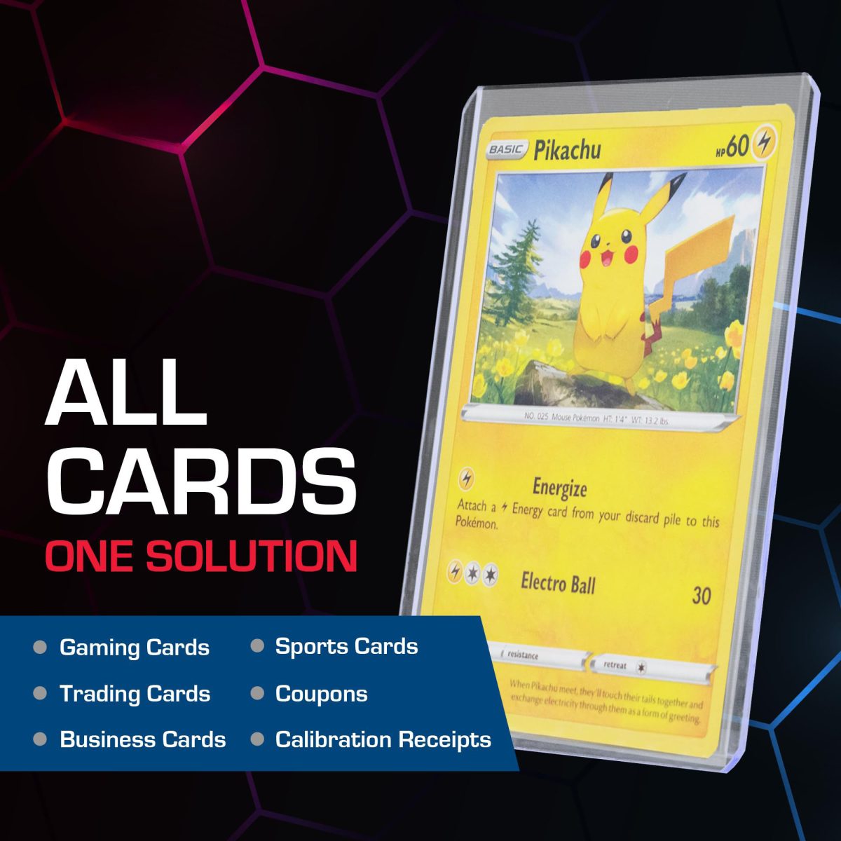 Rigid PVC Card Holders 35pt