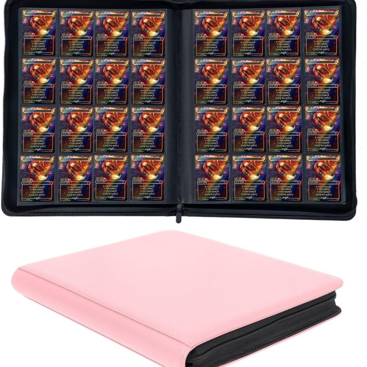PU Leather Trading Card Binder
