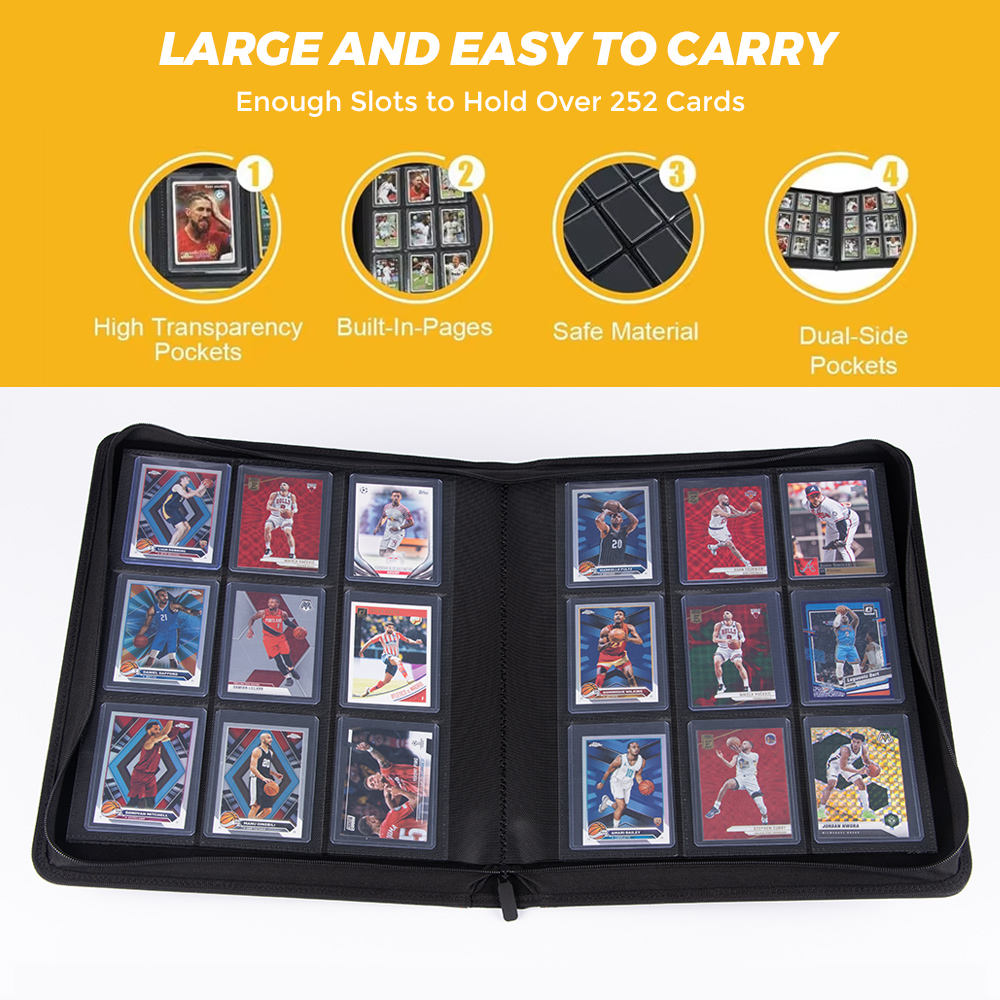 Leather TCG Toploader Binder