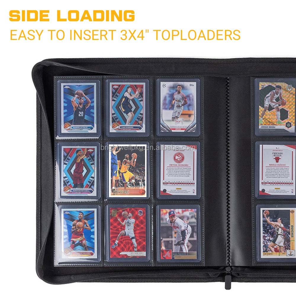 PU Leather Toploader Binder