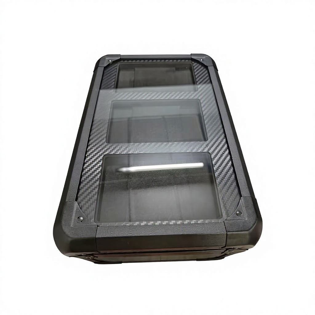 3-Row Acrylic Aluminum Graded Card Storage Case