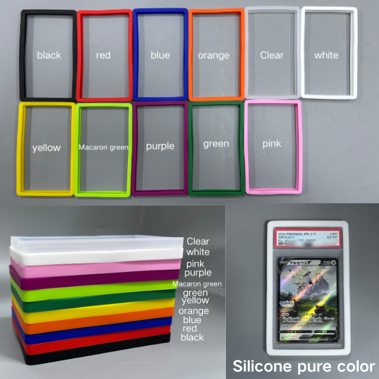 Silicone Graded Card Slab Bumper Case