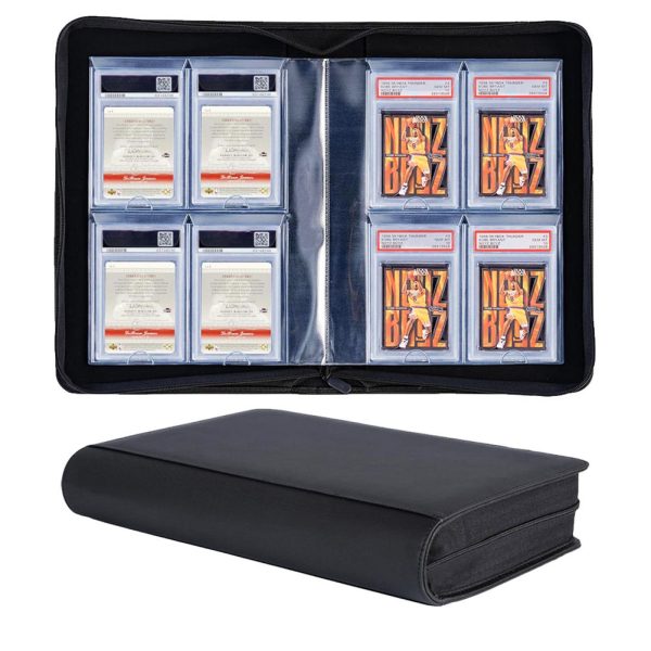 4-Pocket Graded Card Slab Binder