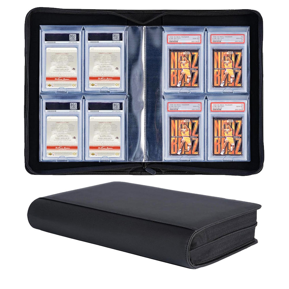 4-Pocket Graded Card Slab Binder