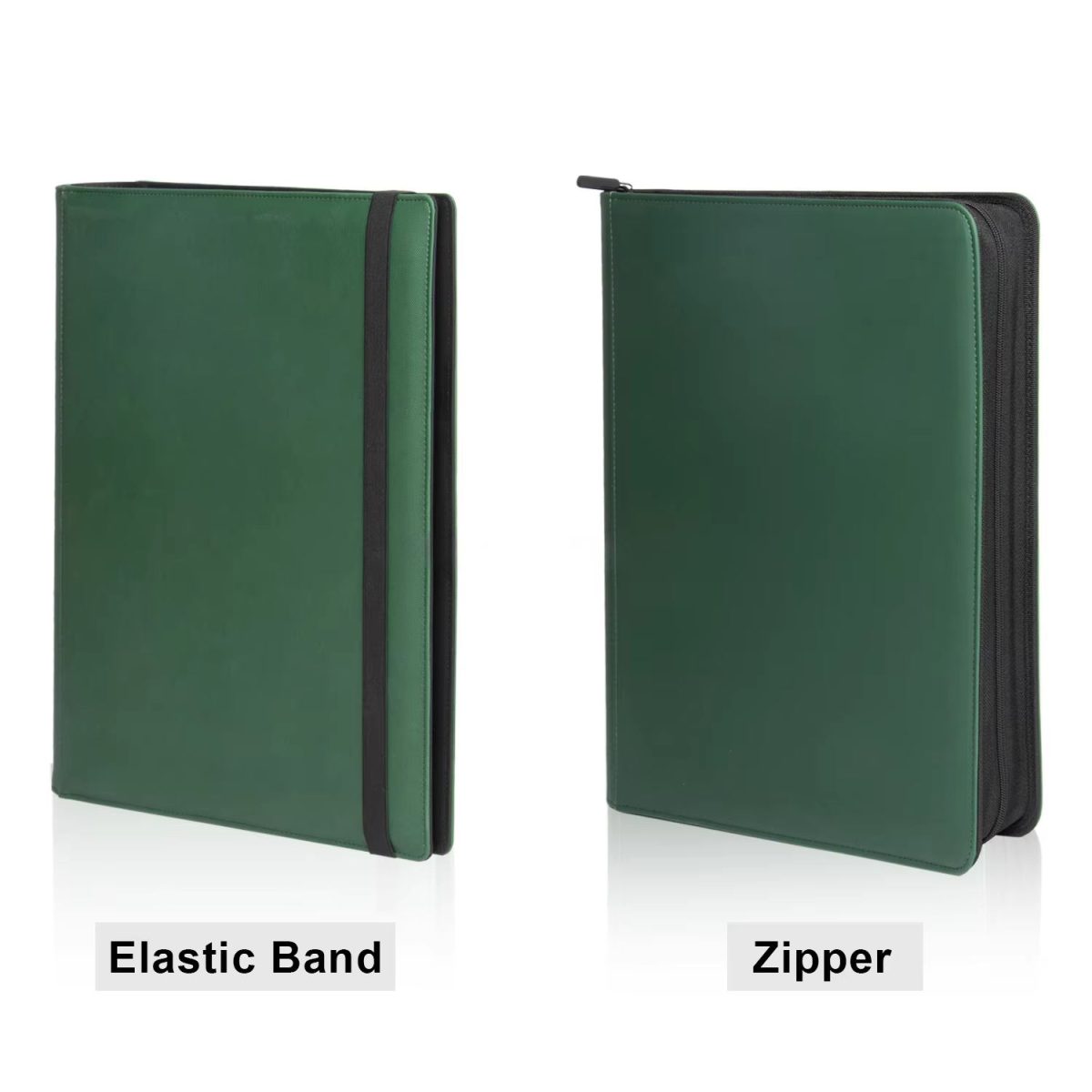 16 Pocket PU Leather Zip Trading Card Binder