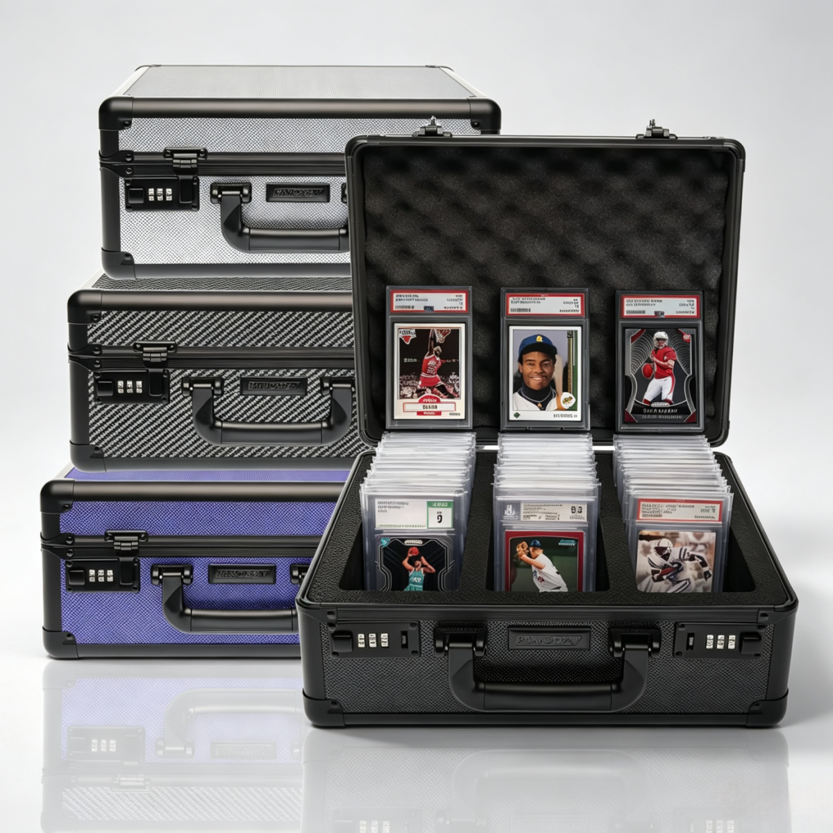 Aluminum Graded Card Storage Case