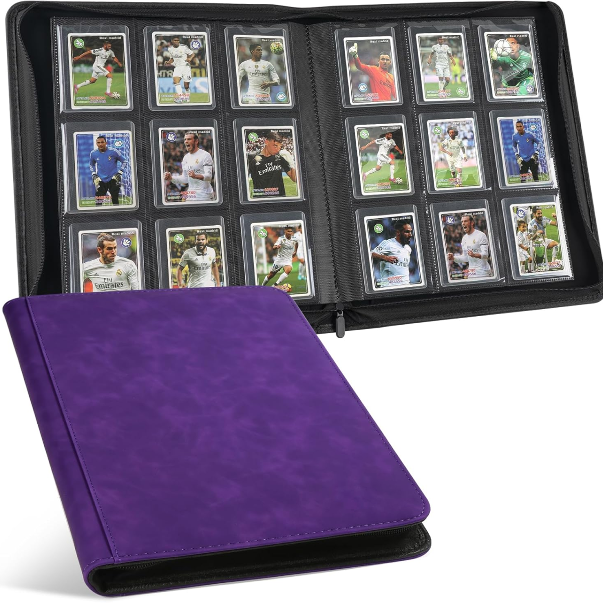9-Pocket PU Trading Card Binder