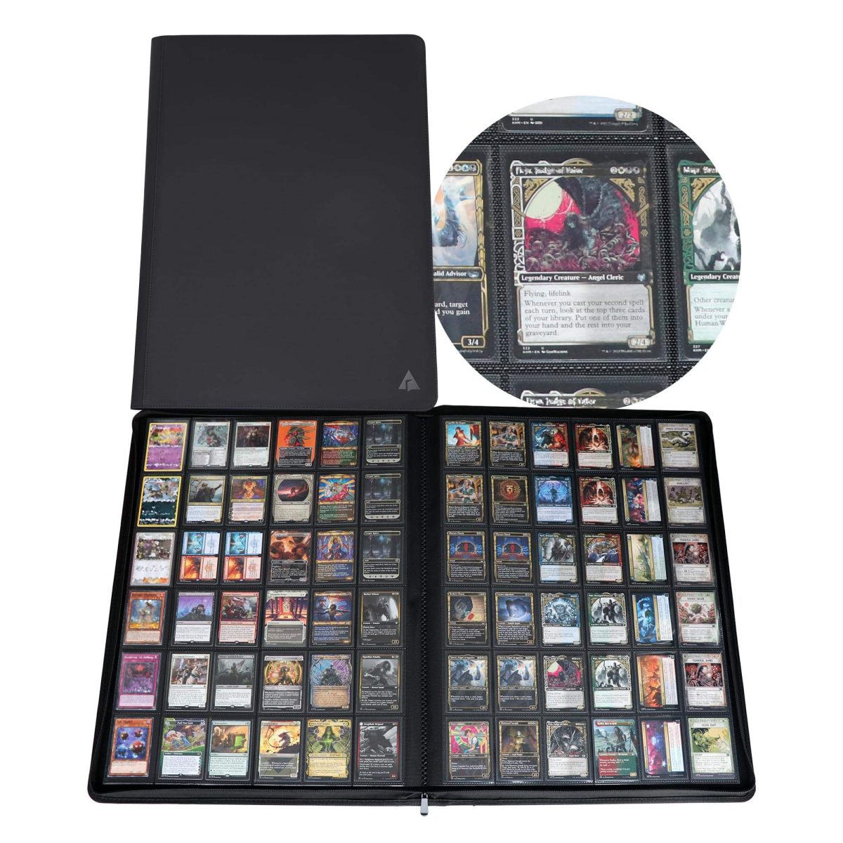 PU Leather 36-Pocket Trading Card Binder