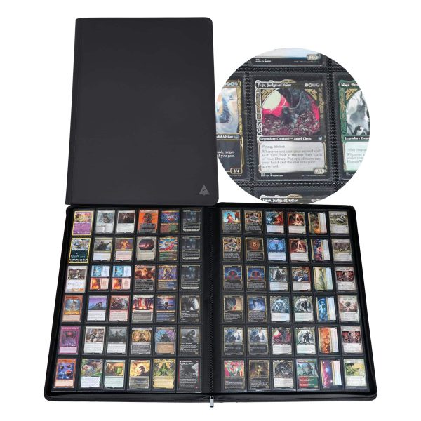 PU Leather 36-Pocket Trading Card Binder