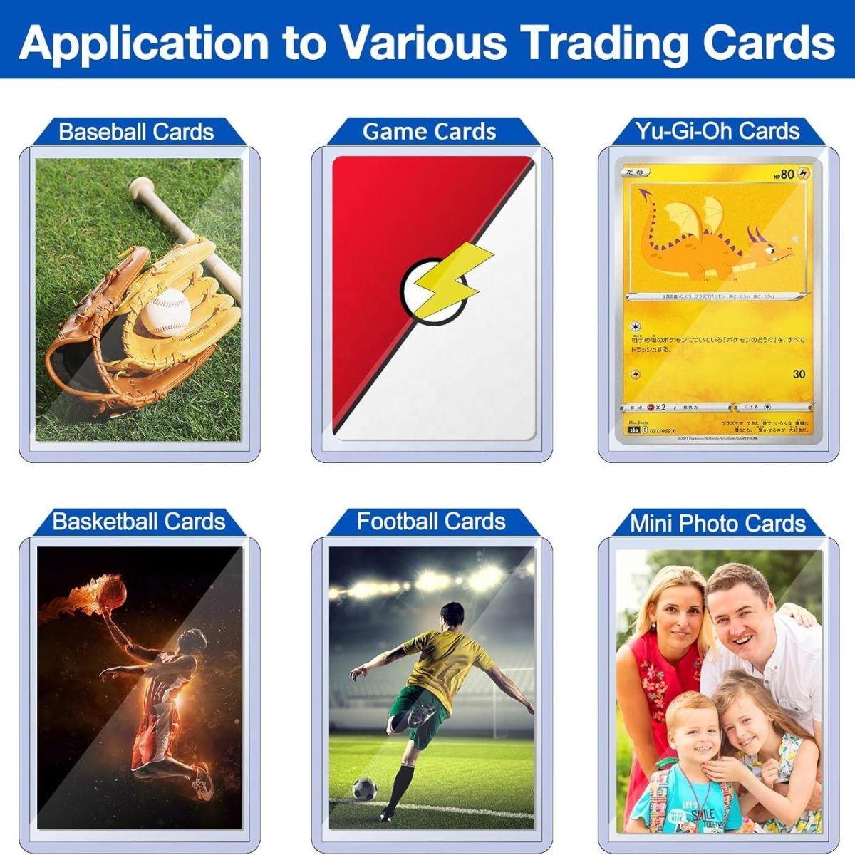 35PT Rigid Top Loader Card Sleeves
