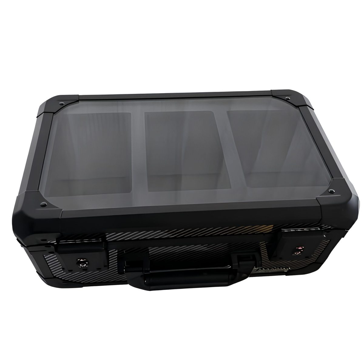 3-Row Acrylic Aluminum Graded Card Storage Case