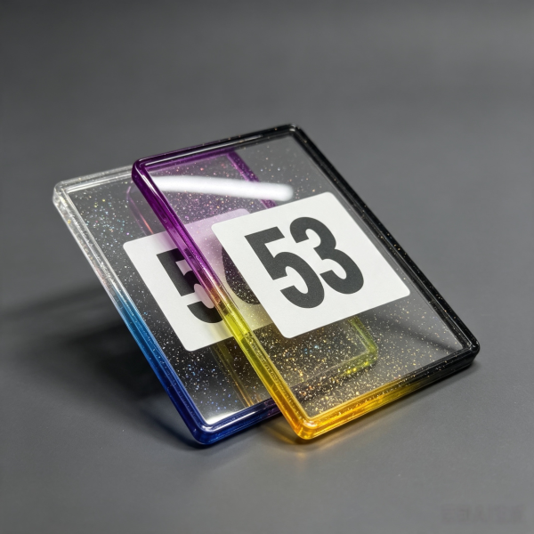 TPU Glitter Gradient Bumper Guard Case for PSA Graded Card