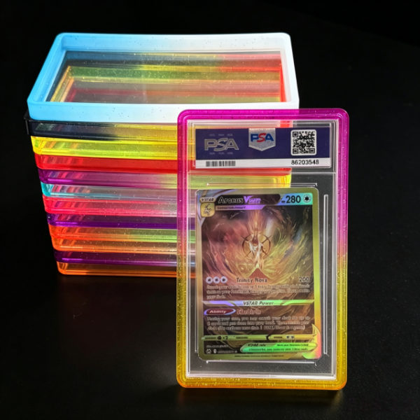 TPU Graded Card Slab Edge Guard — Clear Back