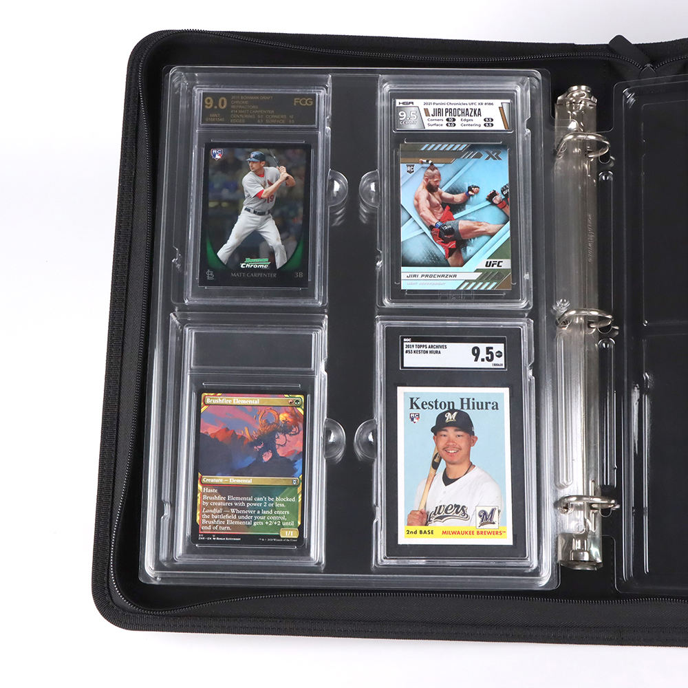 PU Leather Graded Card Binder