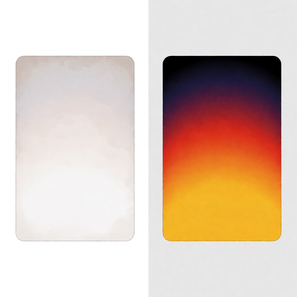 Side-by-side comparison of UV exposure impact on graded cards with and without protection